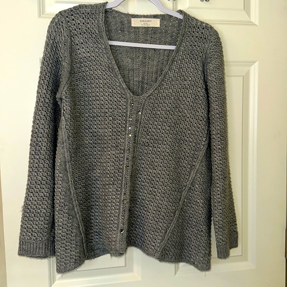 Zara sweater with sequins